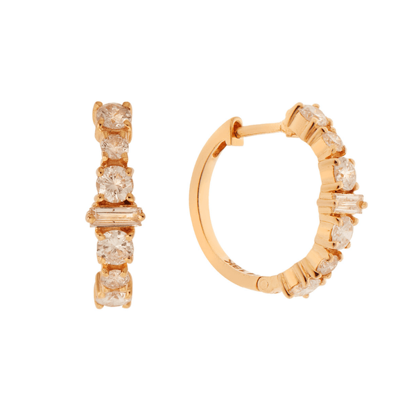 ileana makri Round Rivulet Hoops Y-CHD