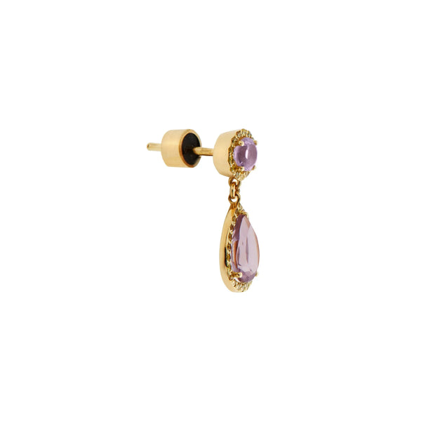 Ileana Makri Royal Pink Amethyst Drops
