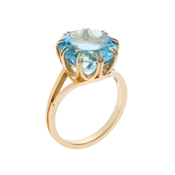 ileana makri Royal Ring Large Blue Topaz