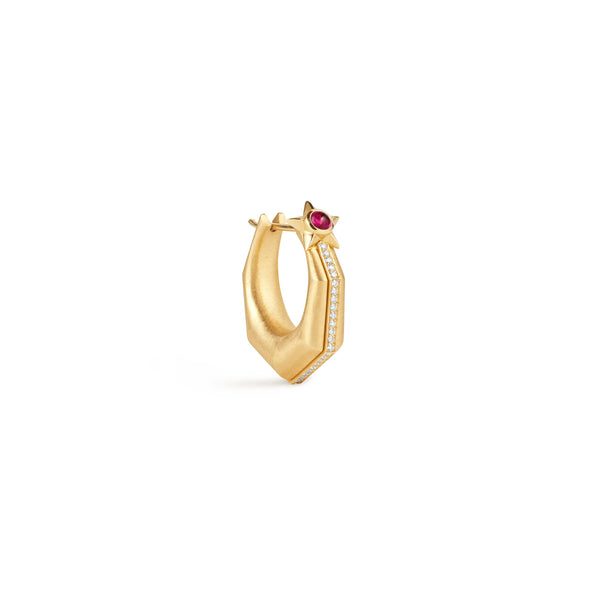 ileana makri Ruby Baba Earring
