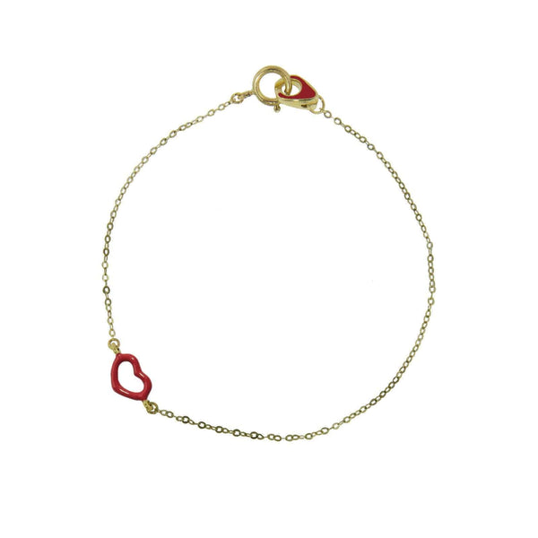 ileana makri Ruby Heart Bracelet