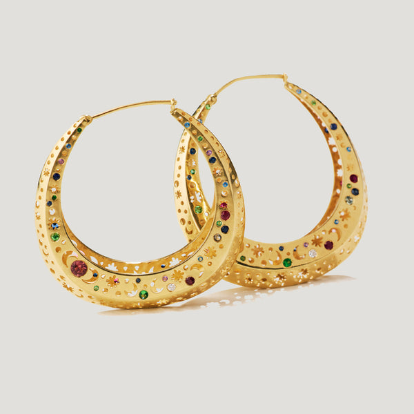 Ileana Makri SA Large Hoop Earrings