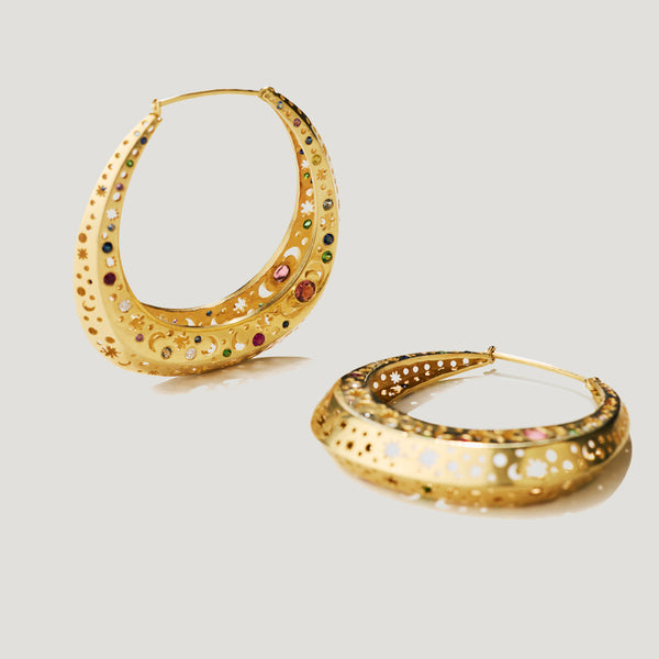 Ileana Makri SA Large Hoop Earrings
