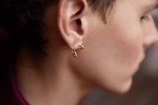 Ileana Makri Safety Pin XS W-D