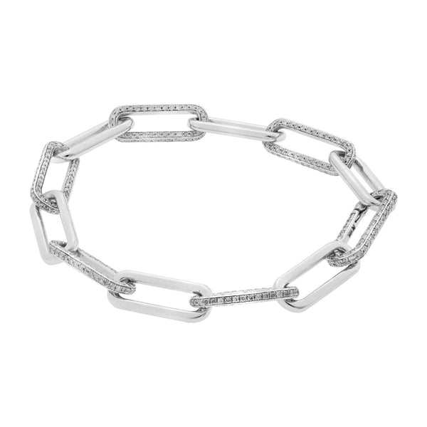 Ileana Makri Seamless Oblong Multi Diamond Link