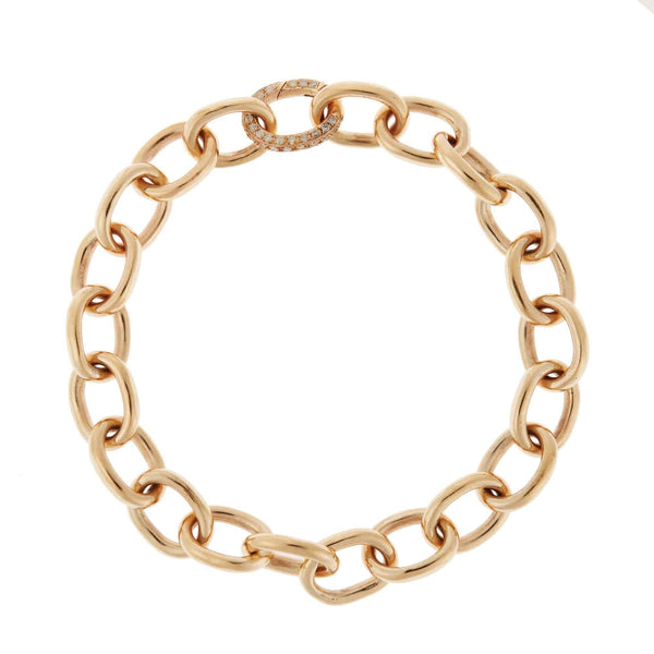 ileana makri Seamless Single Diamond Link