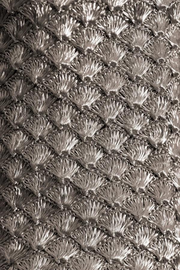 Ileana Makri Seashell Clutch Silver