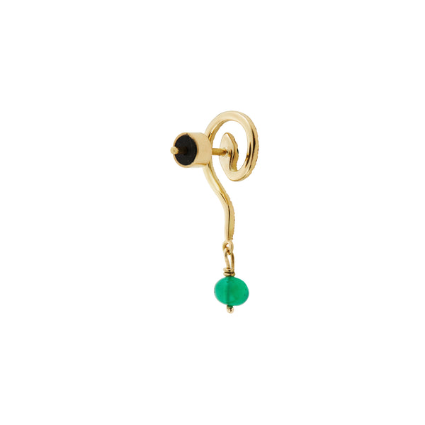 Ileana Makri Serpent Coil Drops Y-Em-D