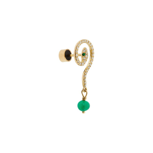 Ileana Makri Serpent Coil Drops Y-Em-D
