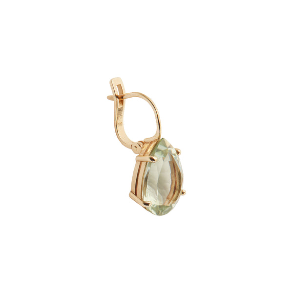 Ileana Makri Single Crown Drops Green Amethyst