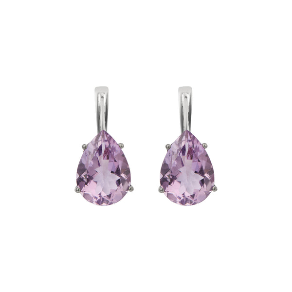 ileana makri Single Crown Drops Pink Amethyst
