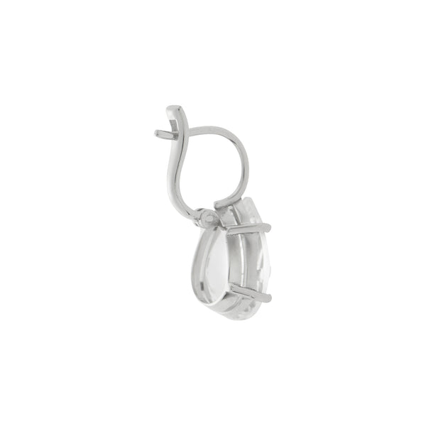 Ileana Makri Single Crown Drops White Topaz