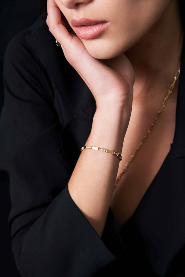 Ileana Makri Single Waterfall Bracelet Y-D