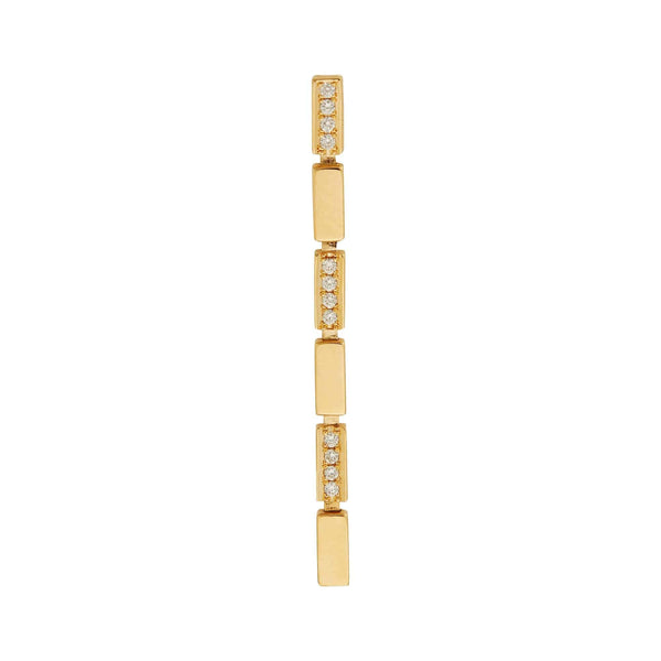 Ileana Makri Single Waterfall Earrings Y-D