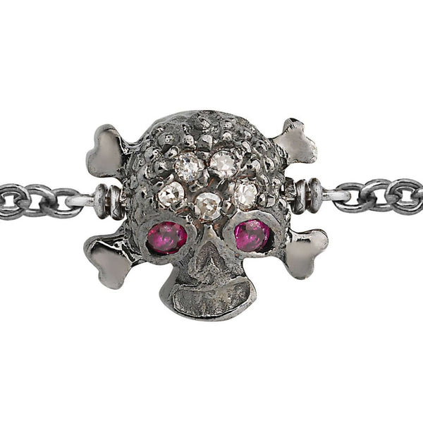 Ileana Makri Skull Bracelet Y-OX-D-RU