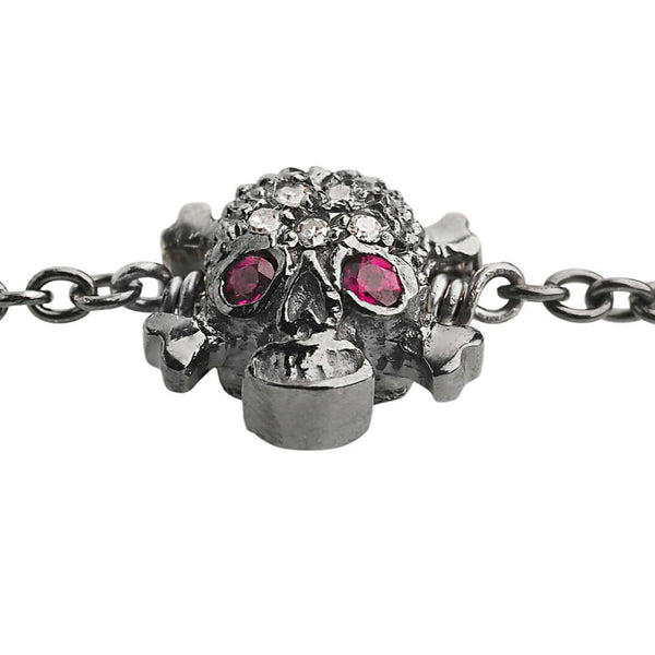 Ileana Makri Skull Bracelet Y-OX-D-RU