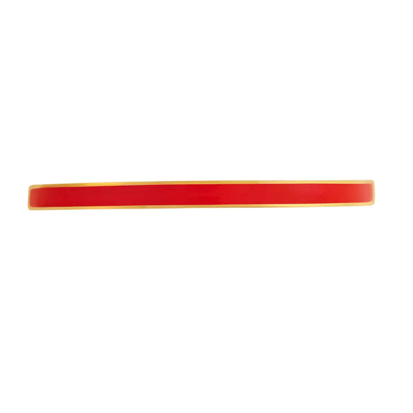 Ileana Makri Slim Neon Orange Enamel Cuff