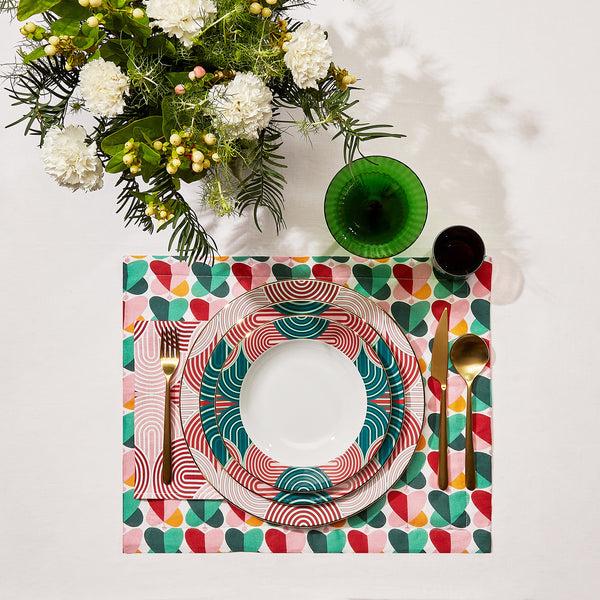 Ileana Makri Slinky Rosso Charger Plate