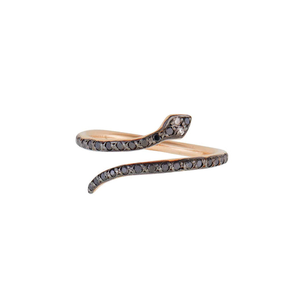 Ileana Makri Small Black Python Ring
