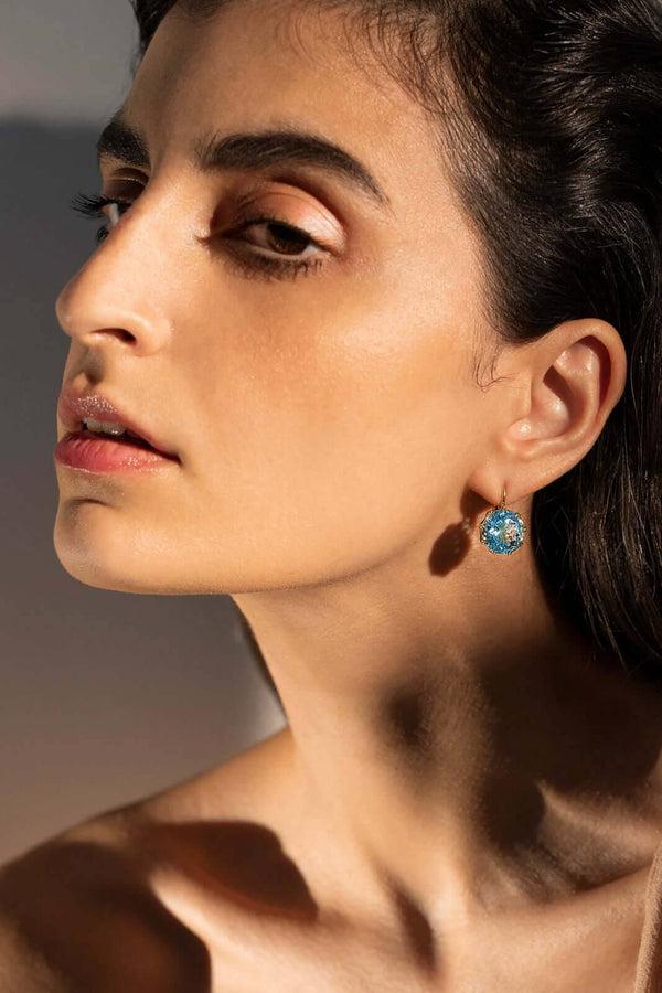 Ileana Makri Small Crown Blue Topaz