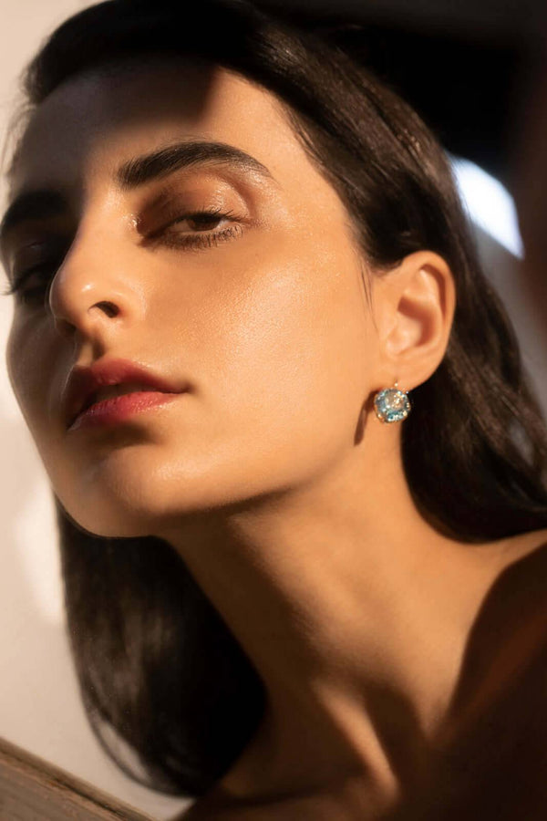 Ileana Makri Small Crown Blue Topaz