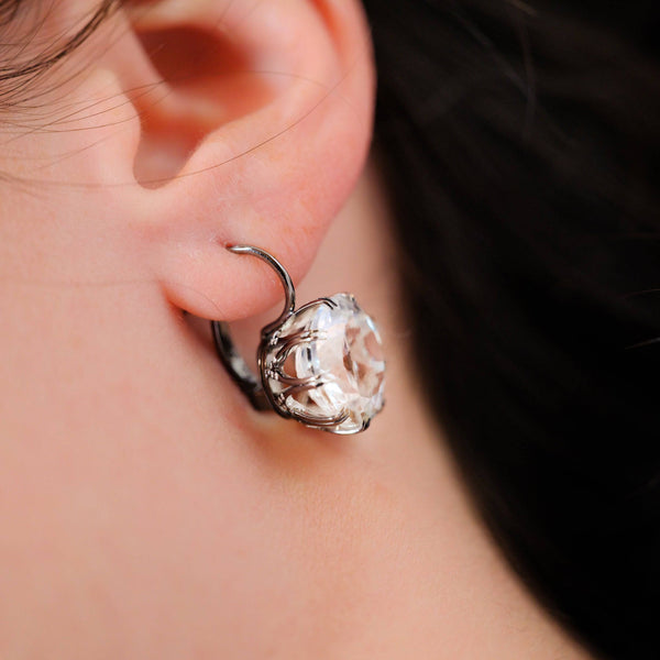 Ileana Makri Small Crown White Topaz And Diamonds