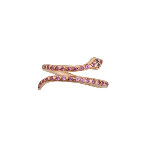 Ileana Makri Small Pink Python Ring
