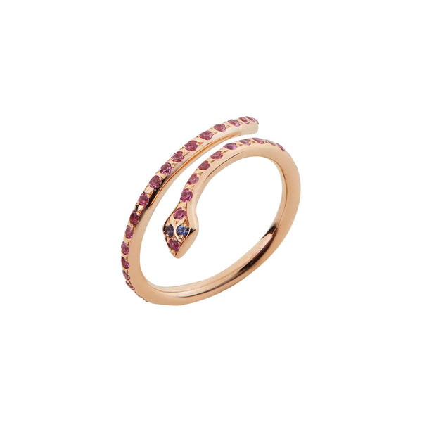 ileana makri Small Pink Python Ring