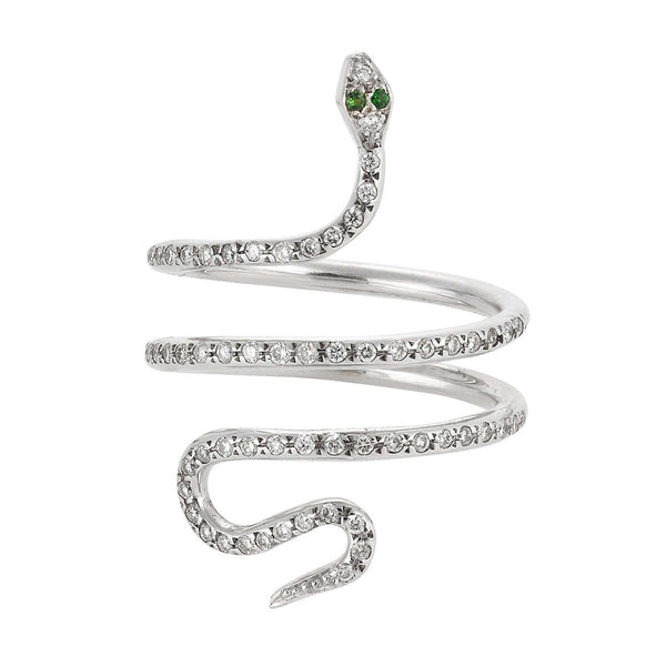 ileana makri Small Single Python Ring W-D-Ts