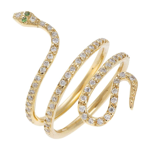 Ileana Makri Small Single Python Ring Y-D-Ts