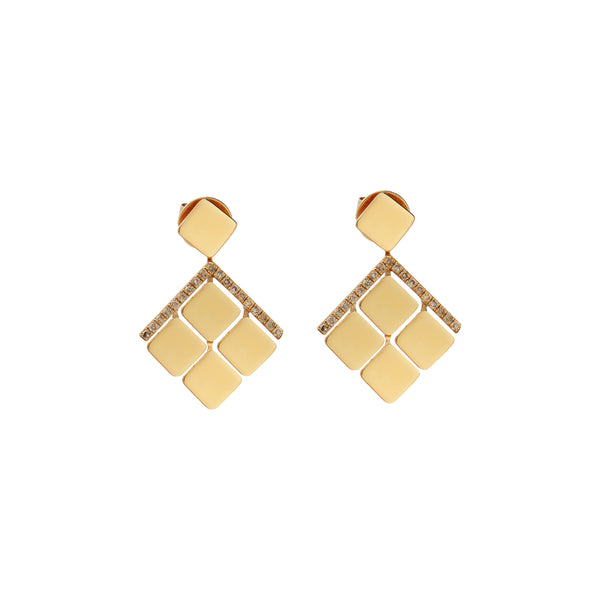 ileana makri Small Tile Curtain Earrings Y-D