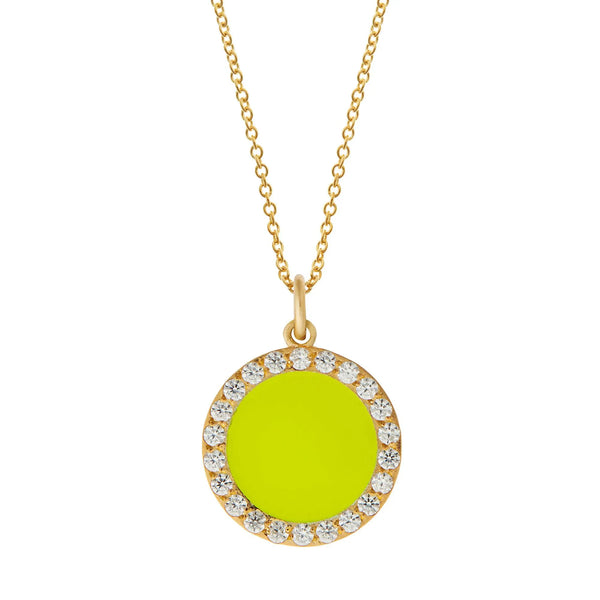 ileana makri Smooth Enamel Pendant