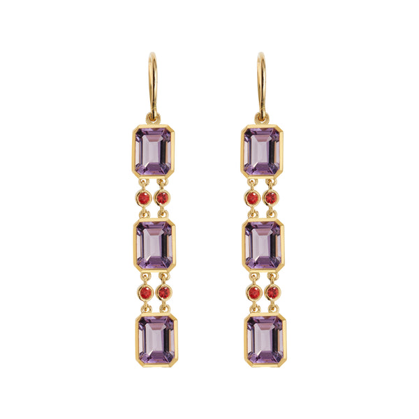 ileana makri Sofia Amethyst Drops