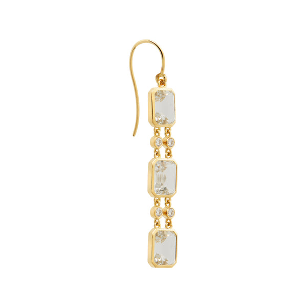 Ileana Makri Sofia White Topaz Drops
