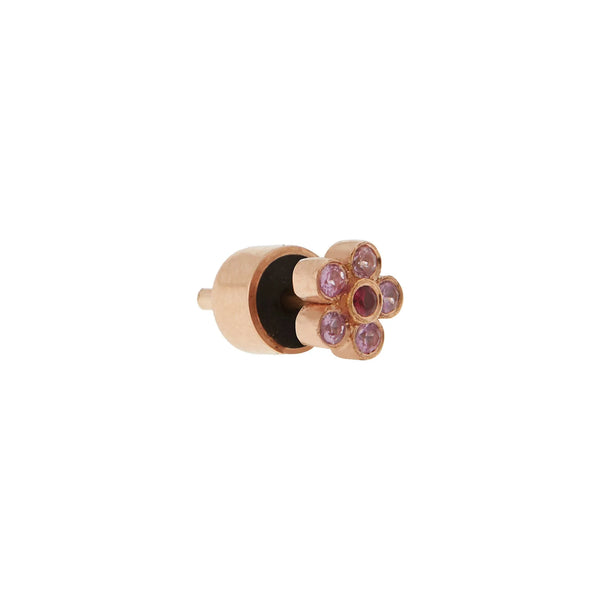 Ileana Makri Solitary Flower Studs Y-PS-RU