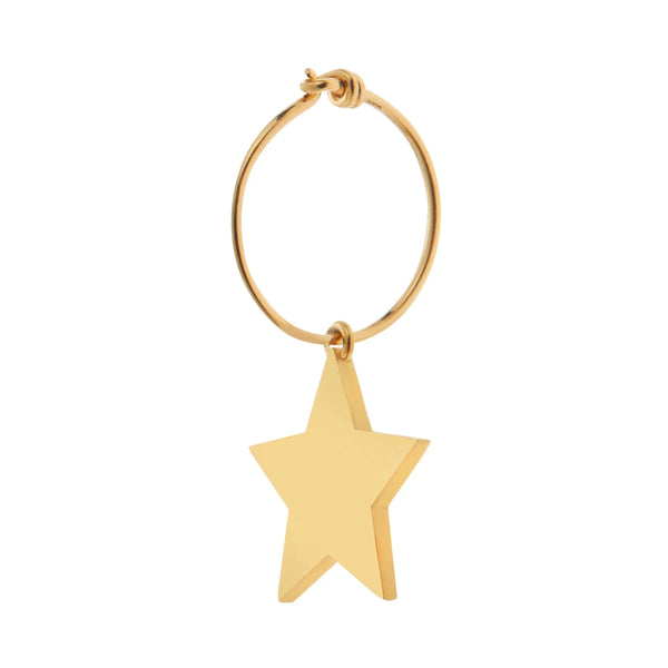 Ileana Makri Star Burst Hoops Pink