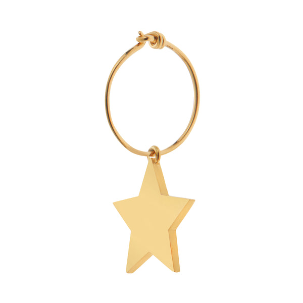 Ileana Makri Star Burst Hoops White