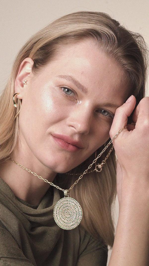 Ileana Makri Starry Night Pendant Y-chd-em