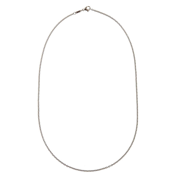 Ileana Makri Steel Fine Cable Chain