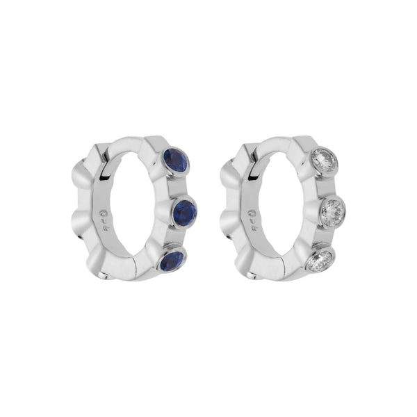 ileana makri Stepping Stone Midi Hoops W-D-BS