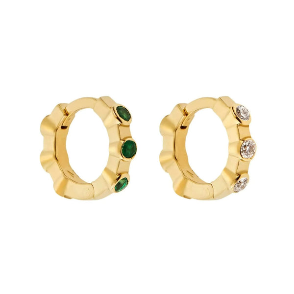 ileana makri Stepping Stone Midi Hoops Y-D-EM