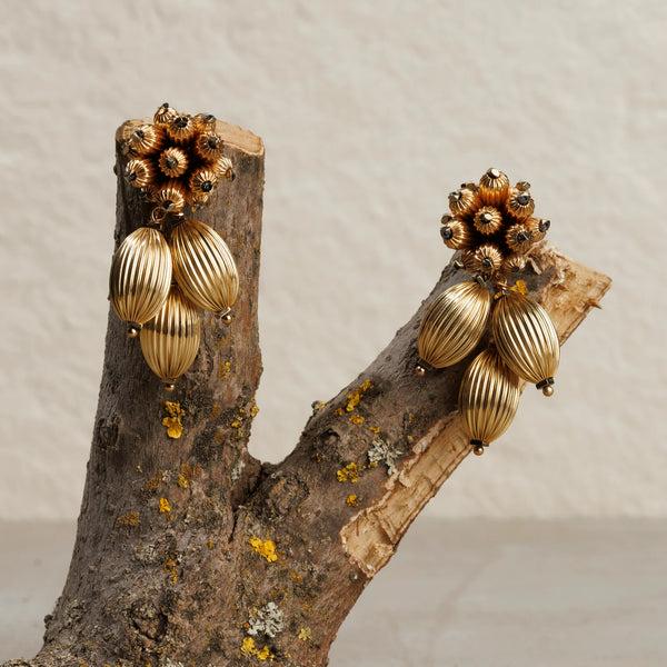 ileana makri Tangeri Gold Earrings