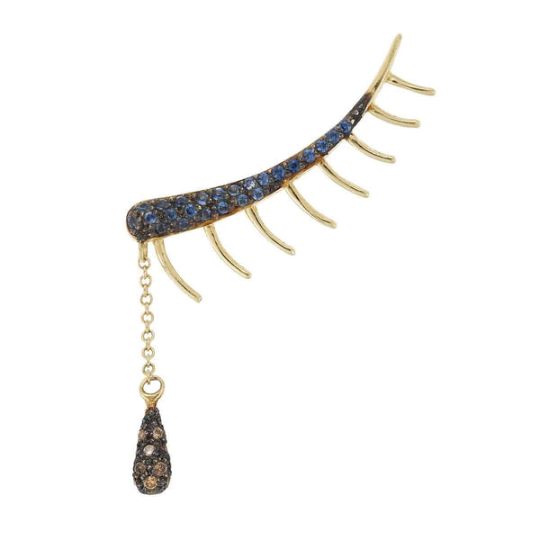 ileana makri Teared Eyelash Ear Cuff Y-Oxc-Bs-Chd