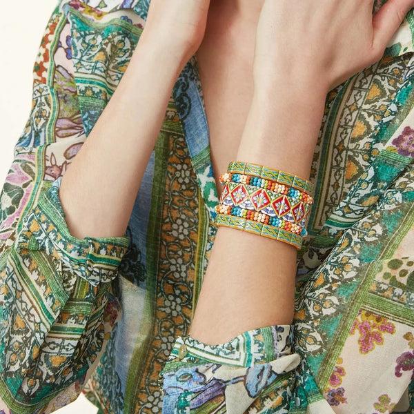Ileana Makri The Terrazzo Bracelet Trio