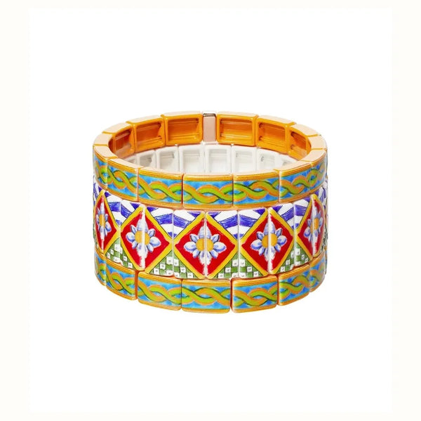ileana makri The Terrazzo Bracelet Trio