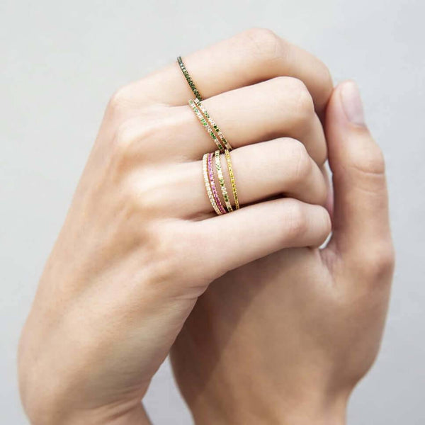 Ileana Makri Thread Stripes Y-PS-Green D