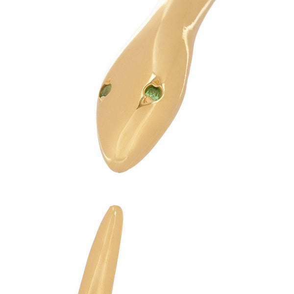 Ileana Makri Tiger Snake Bangle With Tsavorites