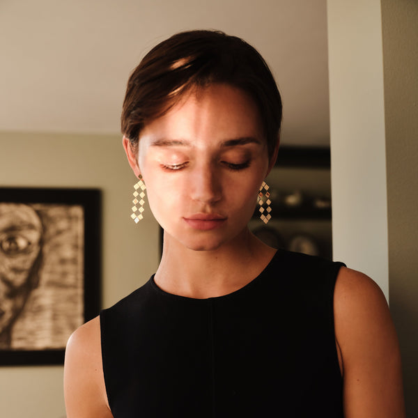 Ileana Makri Tile Pillar Earrings