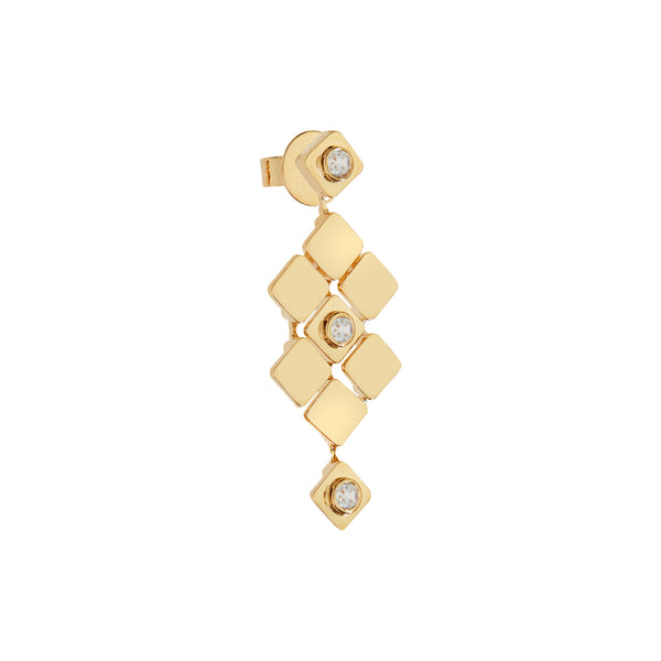 Ileana Makri Tile Temple Earrings