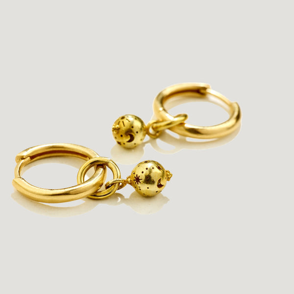 Ileana Makri Tiny Bells Of Joy Earrings